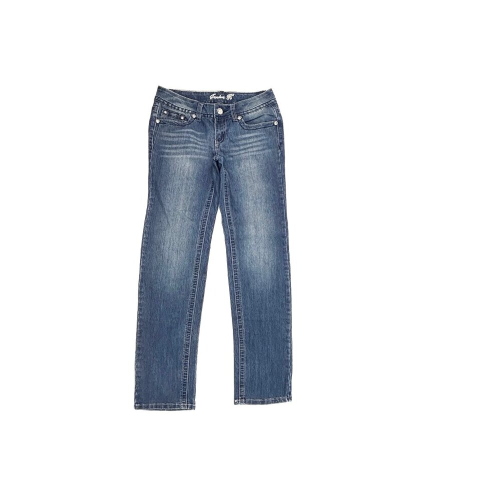 12K Twelve K Straight Leg Women's‎ size 7 Dark Wash Blue Denim jeans
